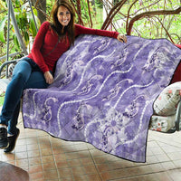 Japanese Koi Fish Quilt Purple Wagara Palaka Honohono Pikake Lei