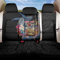 Personalized Japanese Koi Fish Ramen Back Car Seat Cover Aloha Shark Kakau Pattern