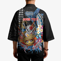 Personalized Japanese Koi Fish Ramen Kimono Aloha Shark Kakau Pattern