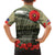 ANZAC Day We Remember Family Matching Long Sleeve Bodycon Dress and Hawaiian Shirt Maori Silver Fern Camouflage Motif