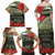 ANZAC Day We Remember Family Matching Off Shoulder Maxi Dress and Hawaiian Shirt Maori Silver Fern Camouflage Motif