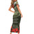 ANZAC Day We Remember Family Matching Short Sleeve Bodycon Dress and Hawaiian Shirt Maori Silver Fern Camouflage Motif