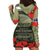 ANZAC Day We Remember Hoodie Dress Maori Silver Fern Camouflage Motif