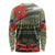 ANZAC Day We Remember Long Sleeve Shirt Maori Silver Fern Camouflage Motif