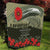 ANZAC Day We Remember Quilt Maori Silver Fern Camouflage Motif