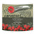 ANZAC Day We Remember Tapestry Maori Silver Fern Camouflage Motif