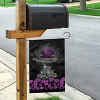 ANZAC Day Remembrance Garden Flag Purple Poppy We Will Remember Them