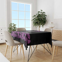 ANZAC Day Remembrance Tablecloth Purple Poppy We Will Remember Them