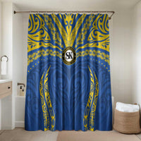 Oceania Football Solomon Kings Bathroom Set Polynesian Tribal Pattern