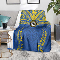 Oceania Football Solomon Kings Blanket Polynesian Tribal Pattern
