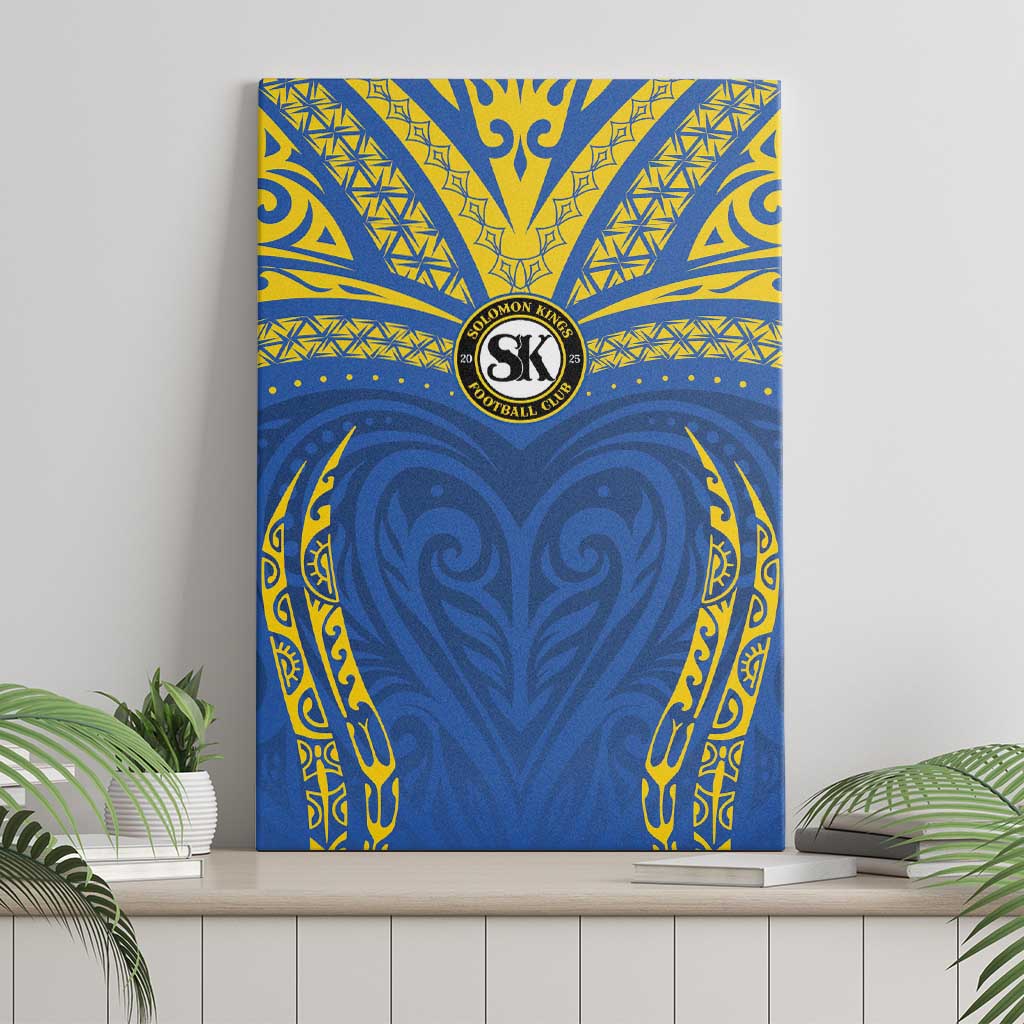 Oceania Football Solomon Kings Canvas Wall Art Polynesian Tribal Pattern