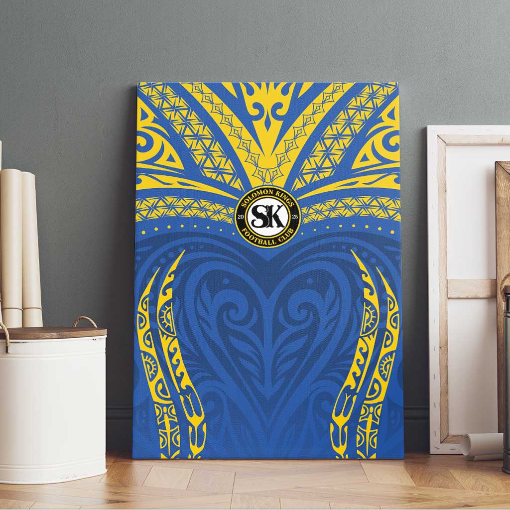 Oceania Football Solomon Kings Canvas Wall Art Polynesian Tribal Pattern