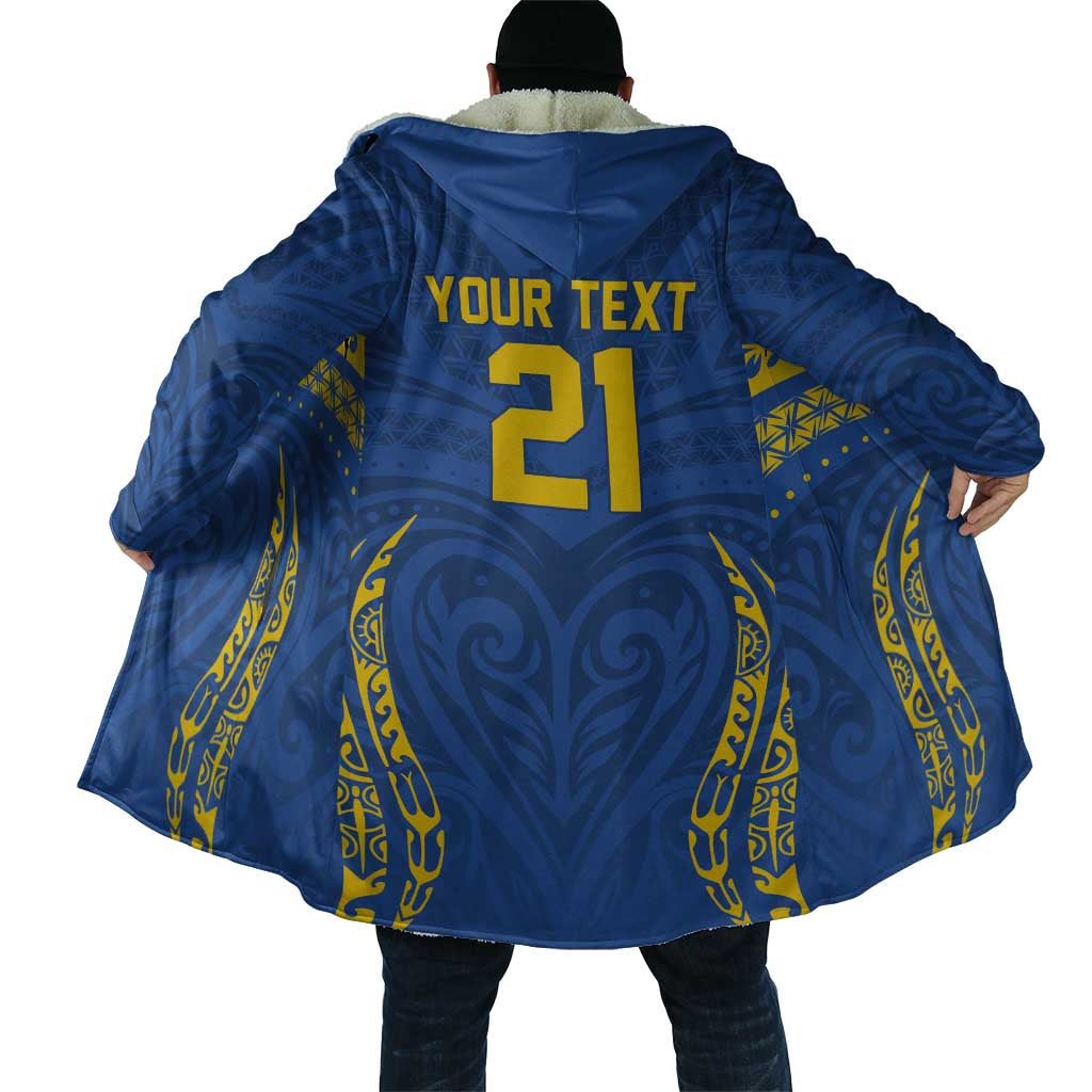 Custom Oceania Football Solomon Kings Cloak Polynesian Tribal Pattern