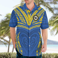 Custom Oceania Football Solomon Kings Hawaiian Shirt Polynesian Tribal Pattern