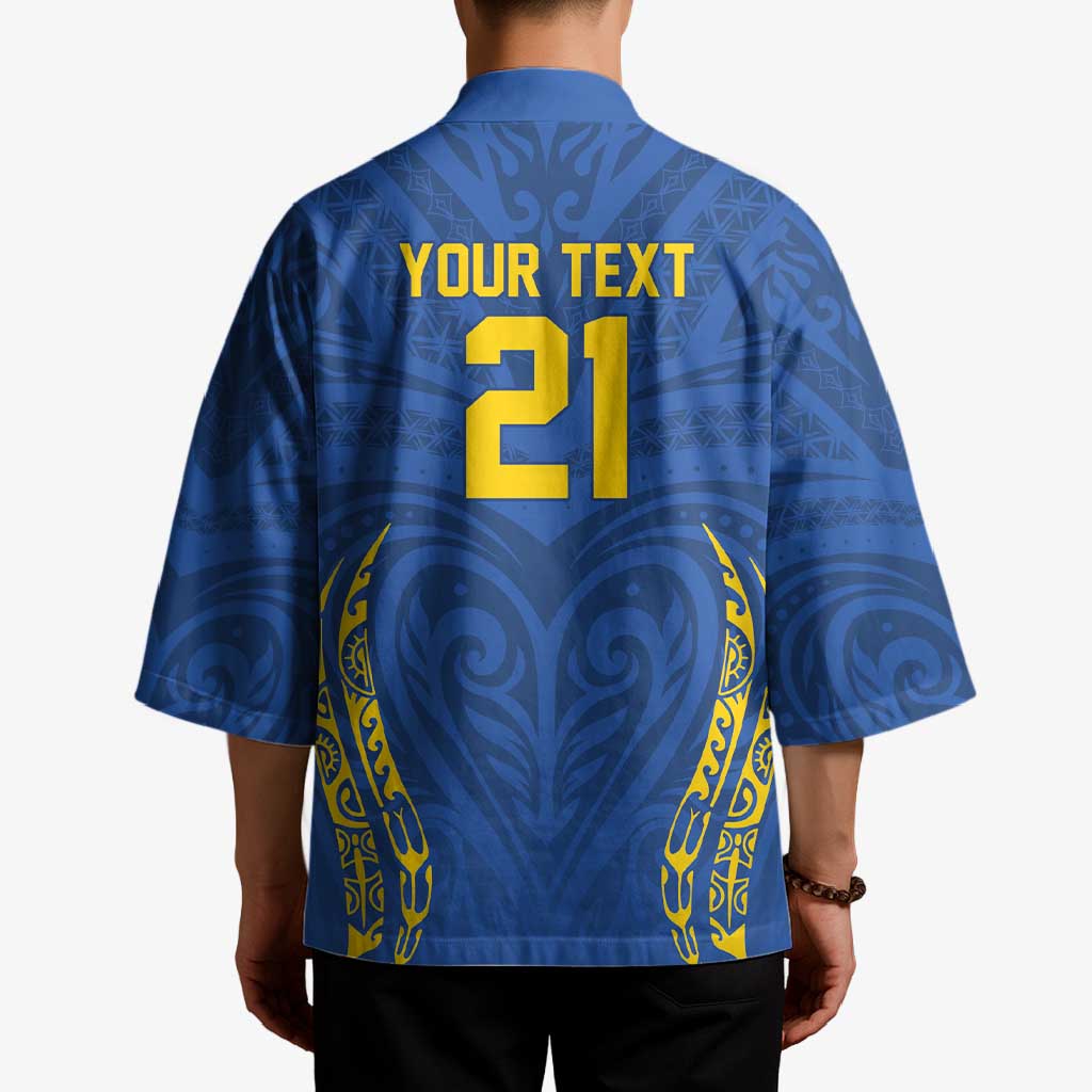 Custom Oceania Football Solomon Kings Kimono Polynesian Tribal Pattern