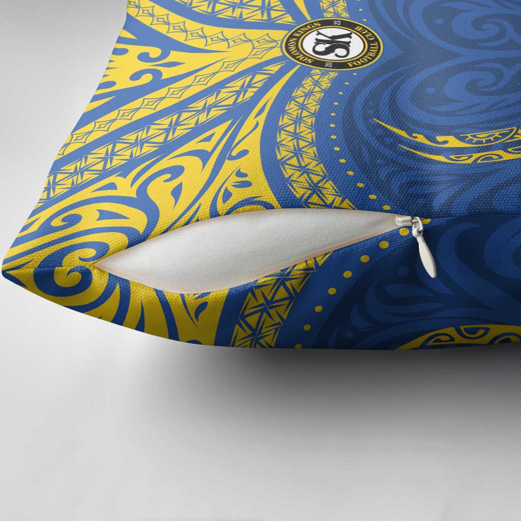 Oceania Football Solomon Kings Pillow Cover Polynesian Tribal Pattern