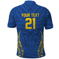 Custom Oceania Football Solomon Kings Polo Shirt Polynesian Tribal Pattern