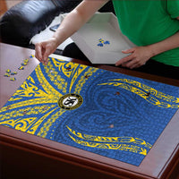 Oceania Football Solomon Kings Puzzle Polynesian Tribal Pattern