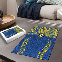 Oceania Football Solomon Kings Puzzle Polynesian Tribal Pattern