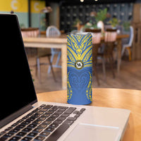 Custom Oceania Football Solomon Kings Skinny Tumbler Polynesian Tribal Pattern LT9 - Polynesian Pride
