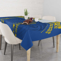 Oceania Football Solomon Kings Tablecloth Polynesian Tribal Pattern