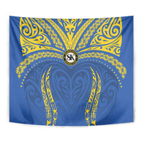 Oceania Football Solomon Kings Tapestry Polynesian Tribal Pattern