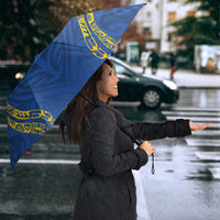 Oceania Football Solomon Kings Umbrella Polynesian Tribal Pattern