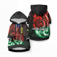 New Caledonia Pet Hoodie Emblem Nautilus Shell LT9 Pullover Gradient - Polynesian Pride