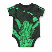 Hawaii Shaka Sign Baby Onesie Green Version LT9 - Polynesian Pride
