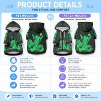 Hawaii Shaka Sign Pet Hoodie Green Version LT9 - Polynesian Pride