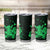 Green Hawaiian Hibiscus Shaka Sign Tumbler Cup