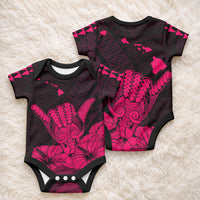 Hawaii Shaka Sign Baby Onesie Pink Version LT9 - Polynesian Pride