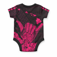 Hawaii Shaka Sign Baby Onesie Pink Version LT9 - Polynesian Pride