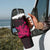 Pink Hawaiian Hibiscus Shaka Sign Tumbler With Handle