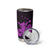 Purple Hawaiian Hibiscus Shaka Sign Tumbler Cup