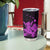 Purple Hawaiian Hibiscus Shaka Sign Tumbler Cup