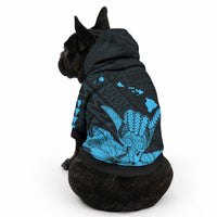 Hawaii Shaka Sign Pet Hoodie Blue Version LT9 - Polynesian Pride
