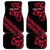 All Black Maori Tribal Tattoo Personalised Car Mats Classic Red Polynesian Style - Polynesian Pride