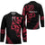 All Black Maori Tribal Tattoo Personalised Hockey Jersey Classic Red Polynesian Style - Polynesian Pride