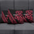 All Black Maori Tribal Tattoo Personalised Pillow Cover Classic Red Polynesian Style - Polynesian Pride