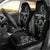 All Black Maori Tribal Tattoo Personalised Car Seat Cover Moss Green Polynesian Style - Polynesian Pride