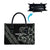 All Black Maori Tribal Tattoo Personalised Leather Bag Moss Green Polynesian Style - Polynesian Pride