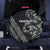 All Black Maori Tribal Tattoo Personalised Spare Tire Cover Moss Green Polynesian Style - Polynesian Pride