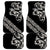 All Black Maori Tribal Tattoo Personalised Car Mats Stone Gray Polynesian Style - Polynesian Pride