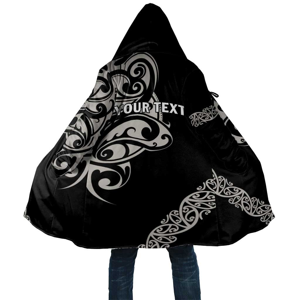 All Black Maori Tribal Tattoo Personalised Cloak Stone Gray Polynesian Style - Polynesian Pride