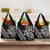 All Black Maori Tribal Tattoo Personalised Grocery Bag Stone Gray Polynesian Style - Polynesian Pride