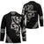 All Black Maori Tribal Tattoo Personalised Hockey Jersey Stone Gray Polynesian Style - Polynesian Pride