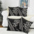 All Black Maori Tribal Tattoo Personalised Pillow Cover Stone Gray Polynesian Style - Polynesian Pride
