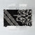 All Black Maori Tribal Tattoo Personalised Tablecloth Stone Gray Polynesian Style - Polynesian Pride