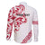 All White Maori Tribal Tattoo Personalised Family Matching Mermaid Dress and Hawaiian Shirt Classic Red Polynesian Style - Polynesian Pride